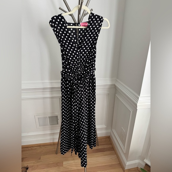 Kate Spade Black and White Polka Dots Jumpsuit Size 2 - Picture 4 of 10